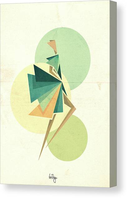 Walk the walk Canvas Art Print by Vess DSign