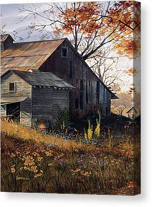 Barns Canvas Prints for Sale
