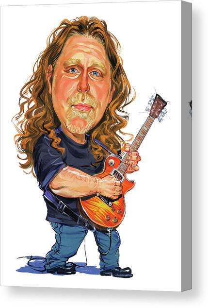 Warren Haynes Canvas Art Print by Art