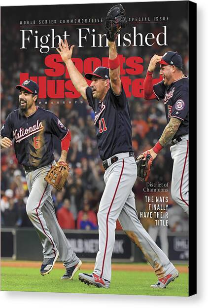 Washington Nationals, 2019 World Series Champions Sports Illustrated Cover Canvas Art Print by Sports Illustrated