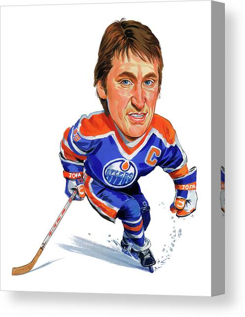 Wayne Gretzky Canvas Art Print by Art