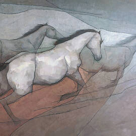 Wild White Horses by Steve Mitchell