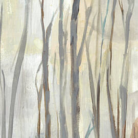 Wispy Birches Ii by Jennifer Goldberger